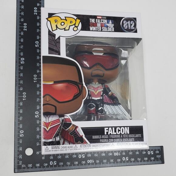 Marvel Falcon Funko Pop Vinyl - The Falcon and the Winter Soldier #812 NIB - Picture 15 of 15